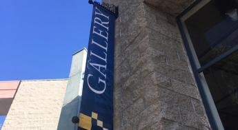 College art gallery sign