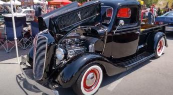 classic car at car show
