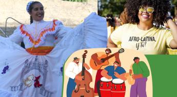 folklorico dancers and musicians