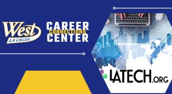 symbols of technology with Career Center logo
