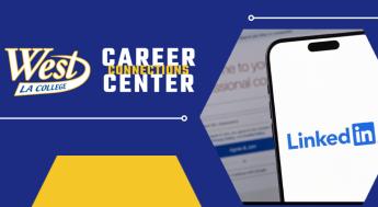 Career Center Logo and LinkedIn logo 