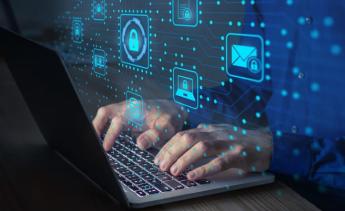 person doing programing on computer