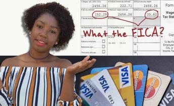 Student standing next to symbols of money looking confused