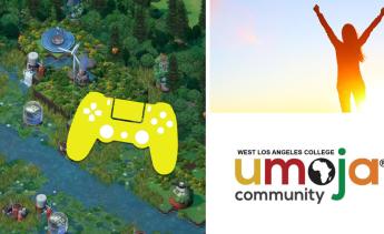 images representing environmental video games, success and Umoja