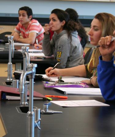 Students at Science Classroom