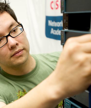 Students at Computer Lab on Practice