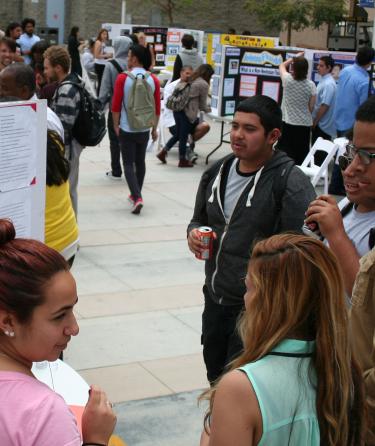 Students at Anniversary Fair