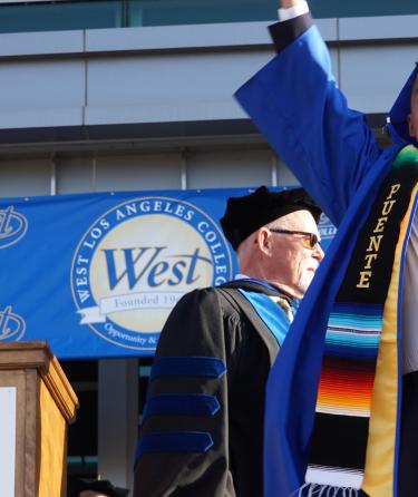 Man at His Graduation