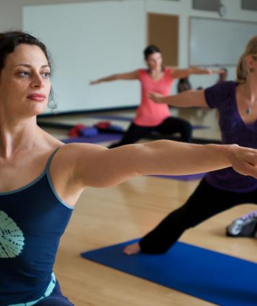 Females Doing Yoga