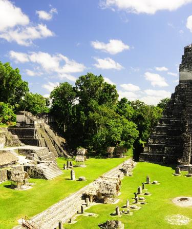 Image of Tikal, mayan pyramids