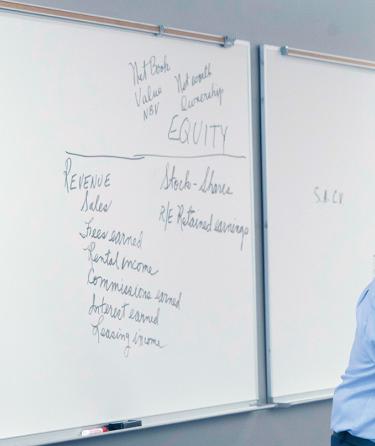 professor teaching