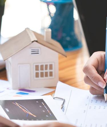 person appraising a property
