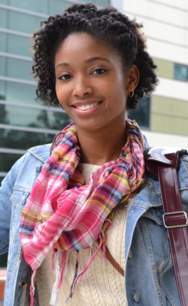 Marketing Student Smiling