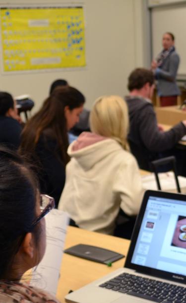 students in lecture hall