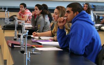 Students Taking Notes in Class