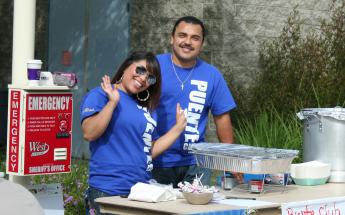 Students with Food