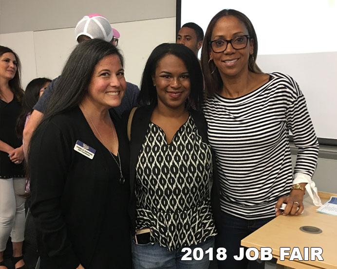 Students at Job Fair