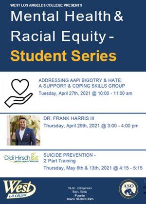 Mental Health Student Flyer Event