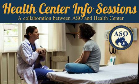 Health Center Info Session Banner