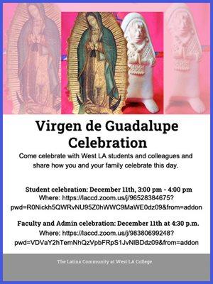 Virgen de Guadalupe Flyer Event