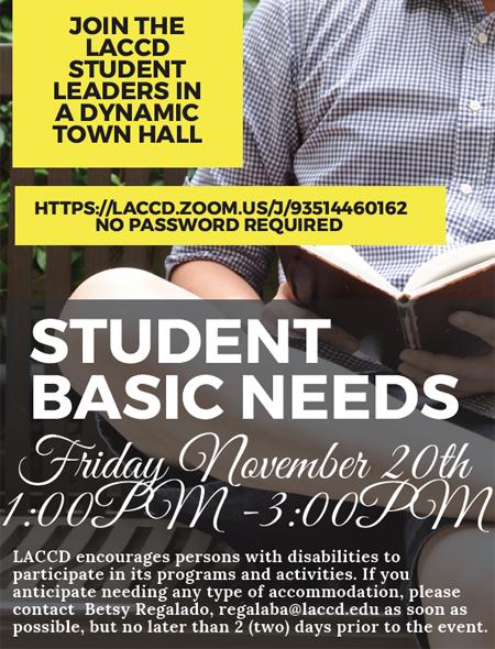 Student Basic Need Flyer Event