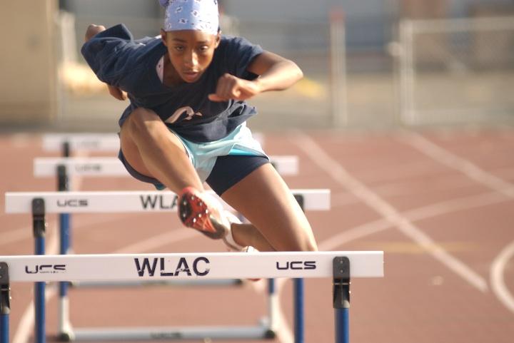 Athletic Student Jumping