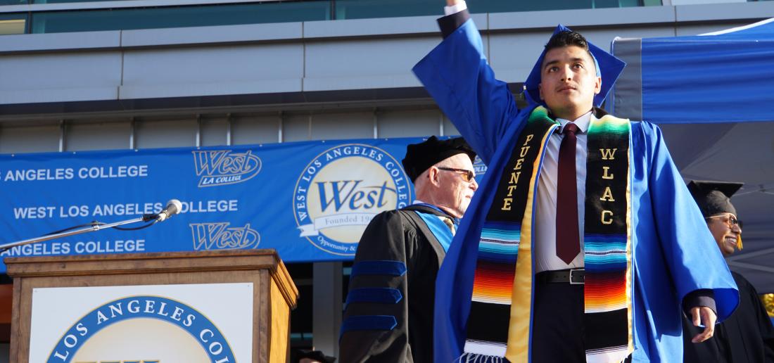 Male Student Puente Graduation