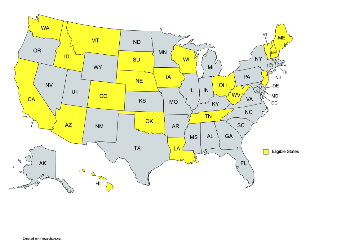 Map of US
