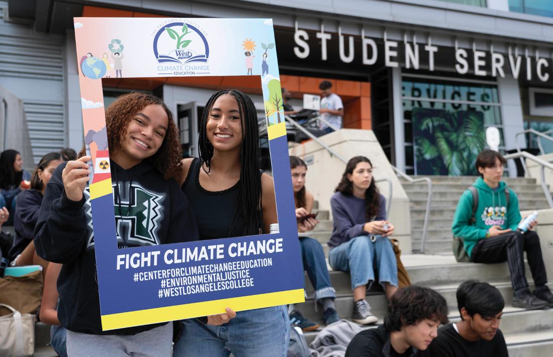 Students at the Climate Action Palooza event