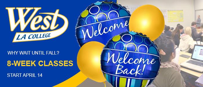 Welcome Back Balloons - 8 Week Classes Start April 14