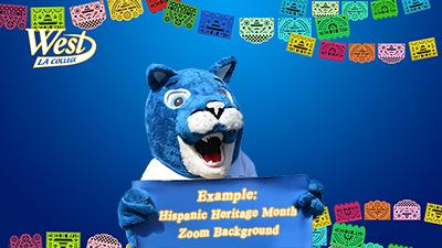 Zoom Background example for Hispanic Heritage Month