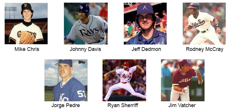 notable WLAC baseball alumni corresponding to list above