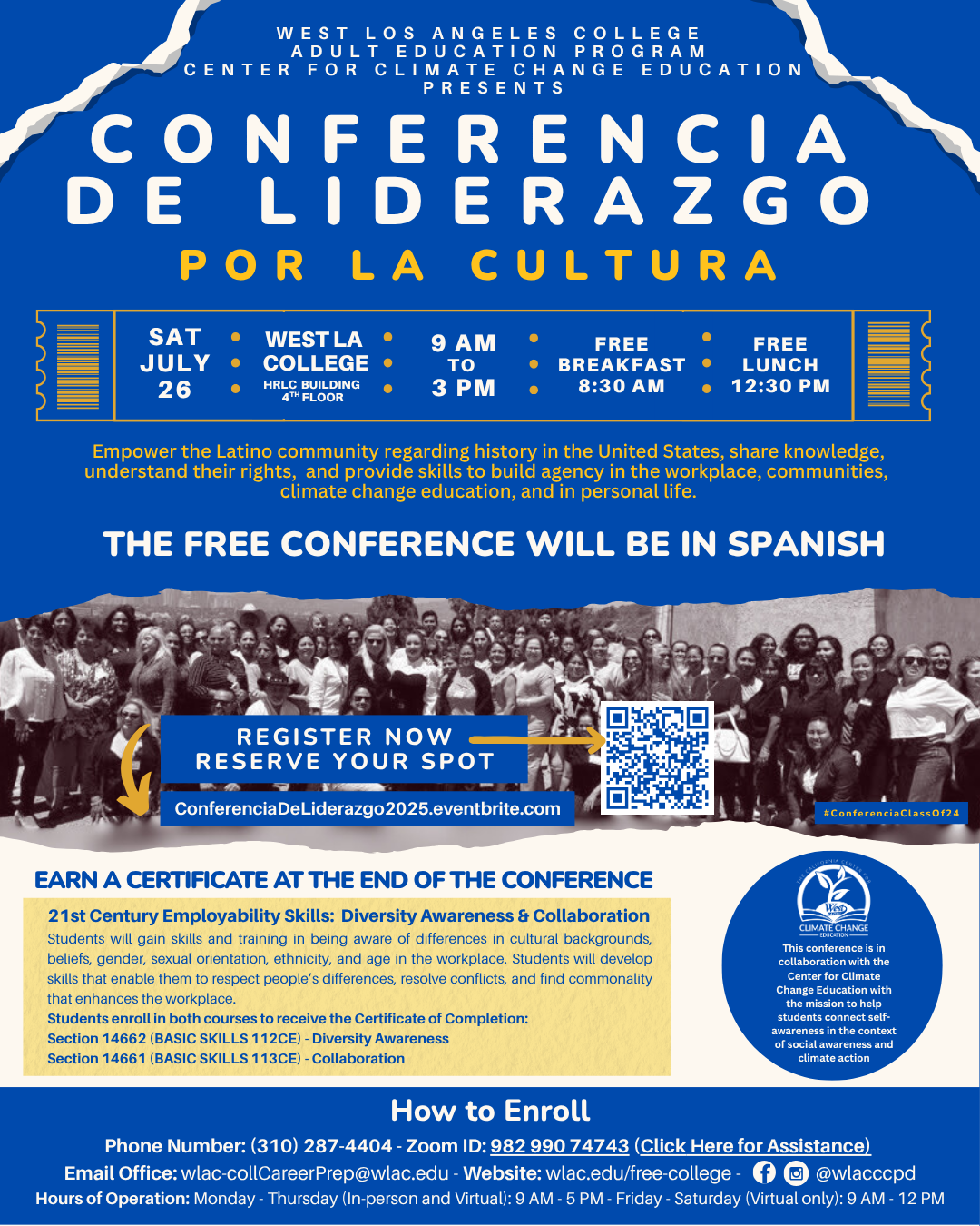 Conferencia de Liderazgo - English Flyer