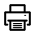 icon a printer printing out a paper with lines on it