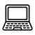 an icon of a laptop computer